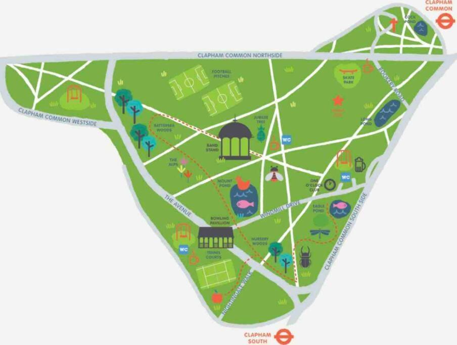 Apartment Family Clapham Common Park *